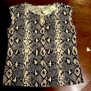 Calvin Klein snake print top
